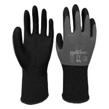 Vielseitige Arbeitshandschuhe, mit Mikroschaum-Nitrilbeschichtung für besseren Halt und Schutz, mit Latex-Handflächenbeschichtung für verschiedene