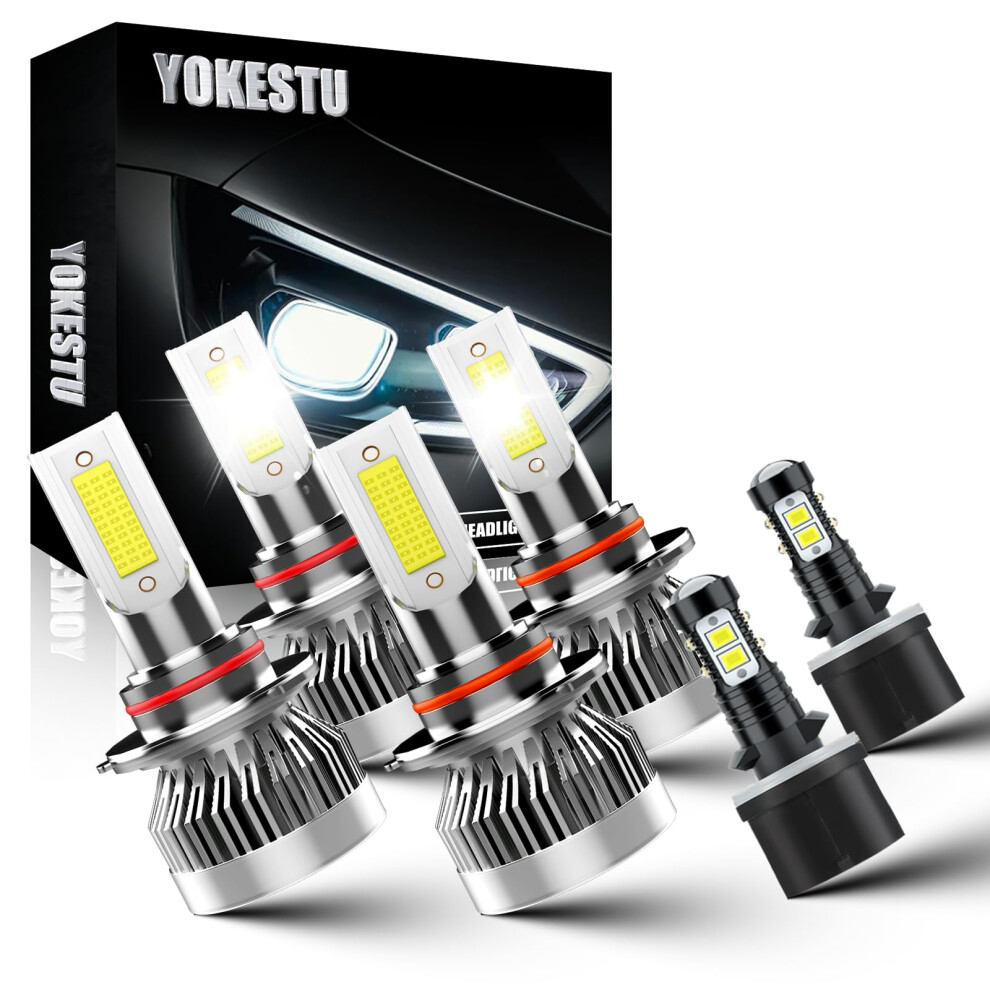 Led Headlight Bulbs For Gmc Sierra 1500 19992006, 9005 9006 880 Combo, 35000Lm, 6Pack 9001264894375