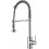 Spring Kitchen Faucet Hot And Cold Universal Sink Outlet Black Finish Pull Out Spout 3