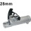 Hedge Trimmer Extension Pole Connector 26mm 28mm Secure Fit for Garden MultiTool 3