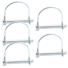 8mm Zinc Plated Trailer Hitch Lock Pin Set, Carbon Steel Shaft Locking Pin for Farm Trailers