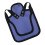 Chicken Saddle for Hens Adjustable Straps Wing Back Protector Poultry Coop Purple Color 1