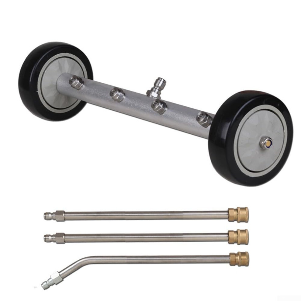 4000 Psi Pressure Washer Undercarriage Cleaner Car Wash Water Broom With Extension Wands For Driveways 9119770657855