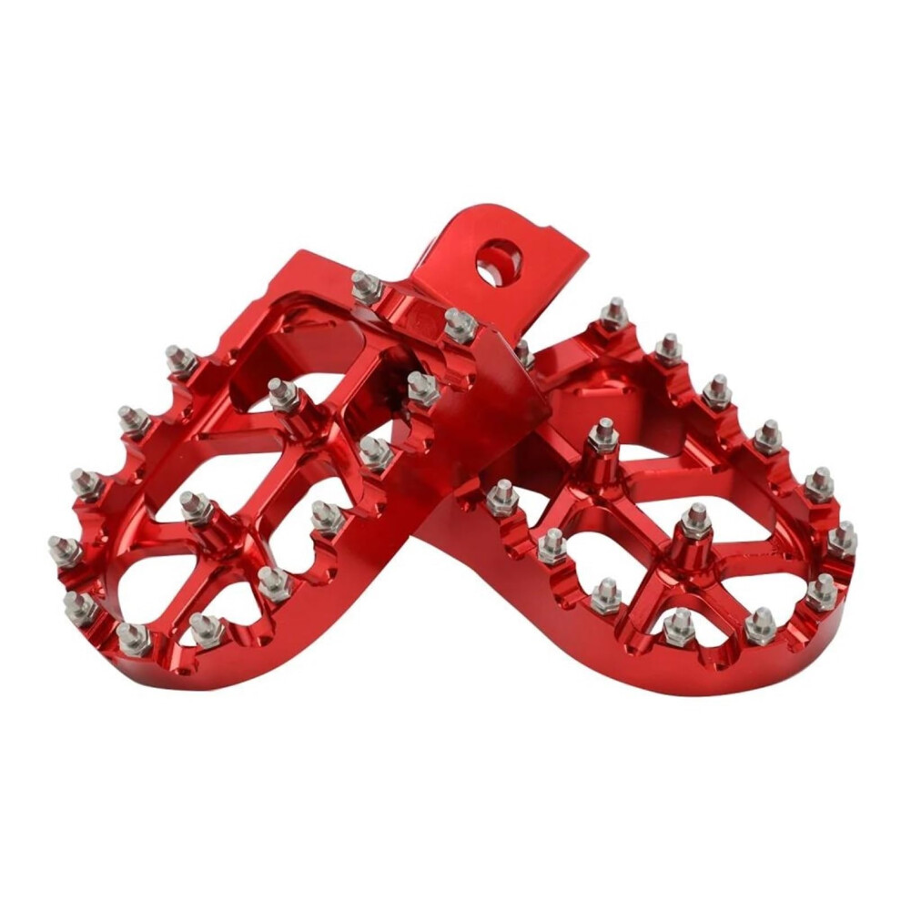 Aluminum Foot Pegs For Honda Grom Msx 125 And Monkey 125 Enhanced Riding Stability Red 9001264895556