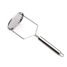 Garlic Press and Potato Masher Stainless Steel with Ergonomic Comfort Grip for Baby Food
