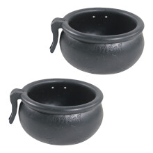 2PCS Rubber Chicken Feeder Bowl For Poultry Feeding and Watering