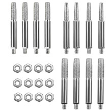 Set van 12 stevige 4 mm/4,8 mm/5,5 mm slijpkoppen voor het