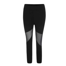 Ademende leggings voor dames, stretch sportleggings met optimale bewegingsvrijheid en buikcorrectie, yogabroek met hoge taille en mesh voor