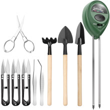 Universelles Bodenfeuchtigkeitsmessgerät, 3-in-1-Testset mit pH-Wert- und Sonnenlichtmessung, ideal für Gartenliebhaber