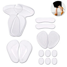 Professional Foot Comfort Kit, Heel Cushions Gel Pads Foot Pain Relief, Innovative Adhesive Technology Ensures Secure Fit For All Day Comfort, Ideal