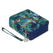 Organizador de Materiais de Arte, Design Portátil para Pintores, Escritores e Profissionais Adultos, Zíperes Resistentes com Material Impermeável,