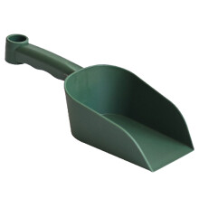 Heavy Duty Plastic Multipurpose Pet Food Scoop, Ergonomic Design Large Flat Bottom Hand Scoop for Quick Filling Versatile Use Stable Grip