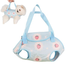Cat Bag Carrier Adjustable Foldable Sling For Hiking Travel Outdoor Pet Cat Carrying Bag Blue Car Motorcycle