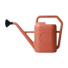 5L Plastic Garden Watering Can with Detachable Shower Head and Long Spout for Indoor Outdoor Plants Red