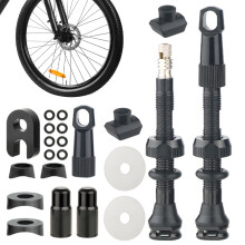Valve Caps for Bikes, Decorative Bicycle Valve Caps, Tubeless Tire Valve Stems Set, 50mm Rim Set, Bike Components