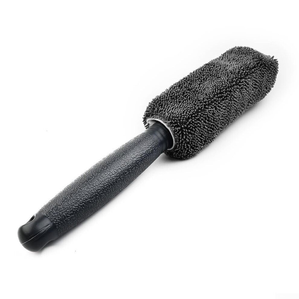 Car Wheel Cleaning Brush With Soft Microfiber Bristles For Deep Tire Wash And Water Absorption 9119770659644