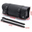Waterproof PU Leather Motorcycle Handlebar Bag with Quick Access Buckle for Fork Mount 2