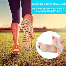 Comfortable Metatarsal Sleeves, Doctor Recommended Gel Pads For Unmatched Foot Support And Breathable Fabric, Pain Relief Reusable One-Size-Fits-All