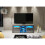 TV Unit 145cm Pulse - Dark Grey with Gloss Doors and LED Lights 5