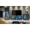 TV Unit 145cm Pulse - Dark Grey with Gloss Doors and LED Lights 10