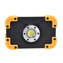 Lampada da lavoro ricaricabile versatile, con staffa regolabile a 6 posizioni, luce LED portatile e diffusa, ideale per campeggio e viaggi.