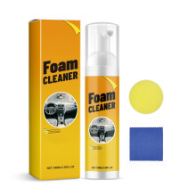 Car Interior Cleaner Foam, MultiPurpose Deep Cleaning for Leather Seats, Dashboard and Upholstery, 3.38 Fl Oz