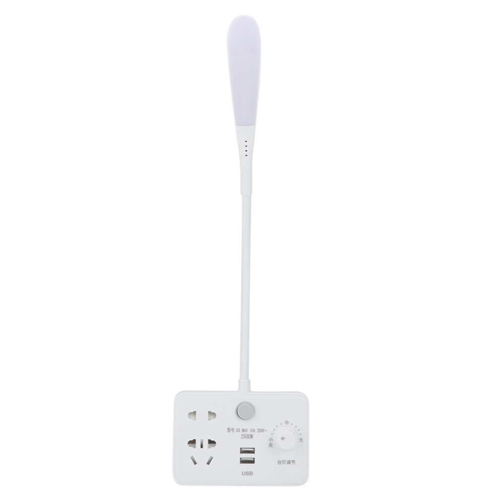 Multifunctional Table Lamp, Desk Lamp With Knob Dimmer Switch For Adjustable Brightness, Flexible Gooseneck Lamp 9454554008967