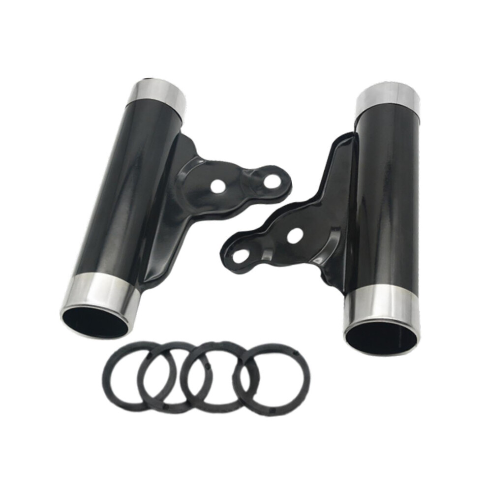 Motorcycle Headlight Bracket 46Mm Shock Absorbing Universal Mount For Handlebars Black 9001264901189