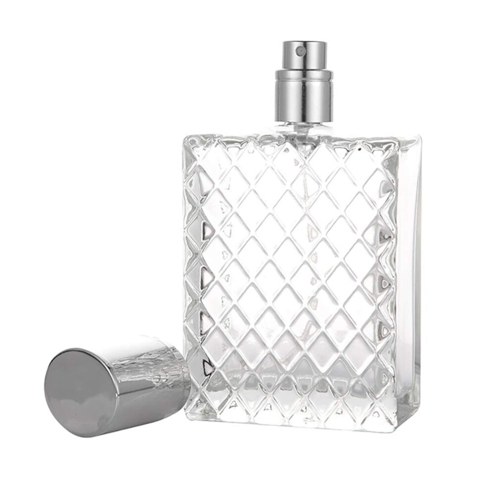 Elegant Travel Atomizer Dispenser, Portable Refillable Perfume Bottles With Fine Mist Atomizer For On-The-Go Fragrance, Clear Glass Essential Oil Cont 9454554012643
