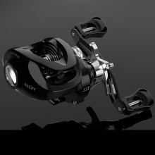 Fishing Reel 7 2 1 Gear Ratio Advanced Magnetic Braking LeftHanded Silver Line Control Stability