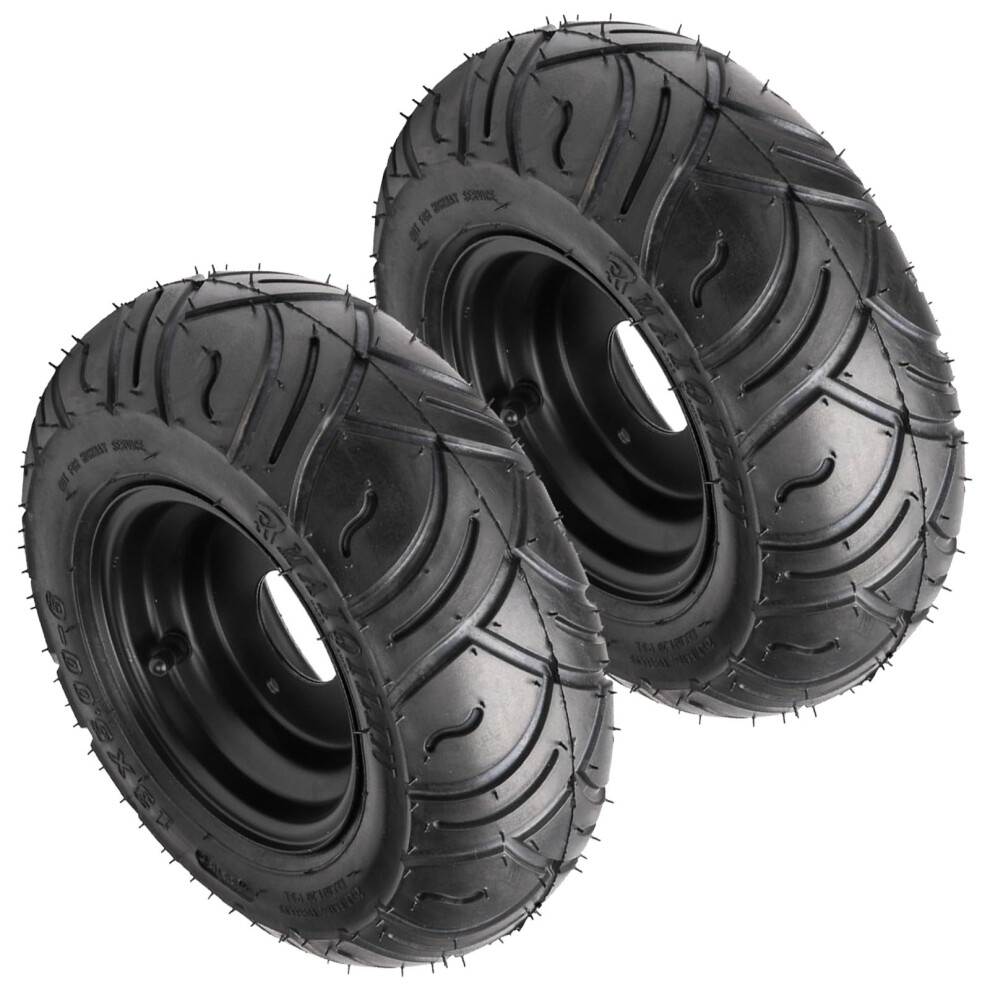 13X56 Go Kart Tire With Rim, 6 Inch Atv Tubeless Rear Wheel, Punctureresistant Grip 9189345572098