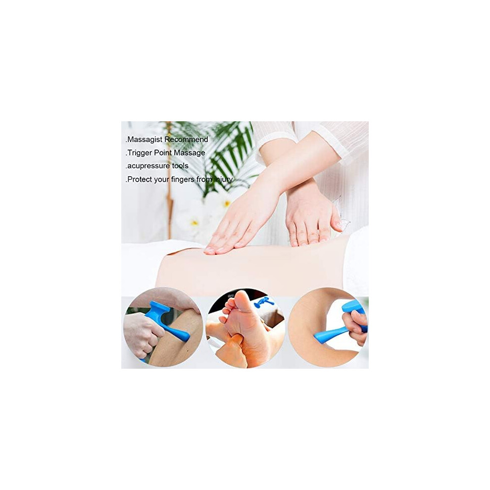 Trigger Point Massage Tool, Ergonomic Design For Comfort And Precision, Thumb Saver Massage Tool With Longer Arm For Deep Tissue Massage, Ideal For