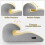 Couples Wedge Pillow Memory Foam Waterproof Layer Ergonomic Support for Intimacy Khaki 3