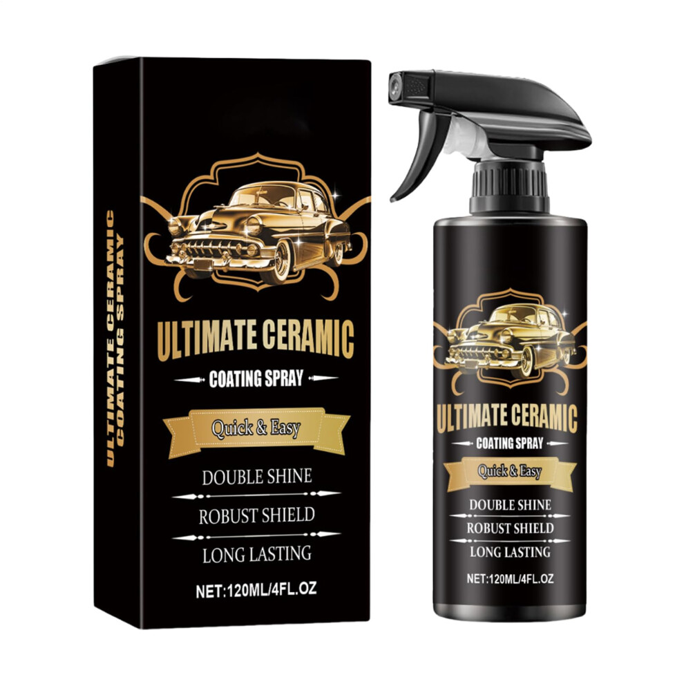 120Ml Ceramic Coating Spray For Cars, Motorcycles And Boats With Gloss Finish And Waterrepellent Protection 9189345572852