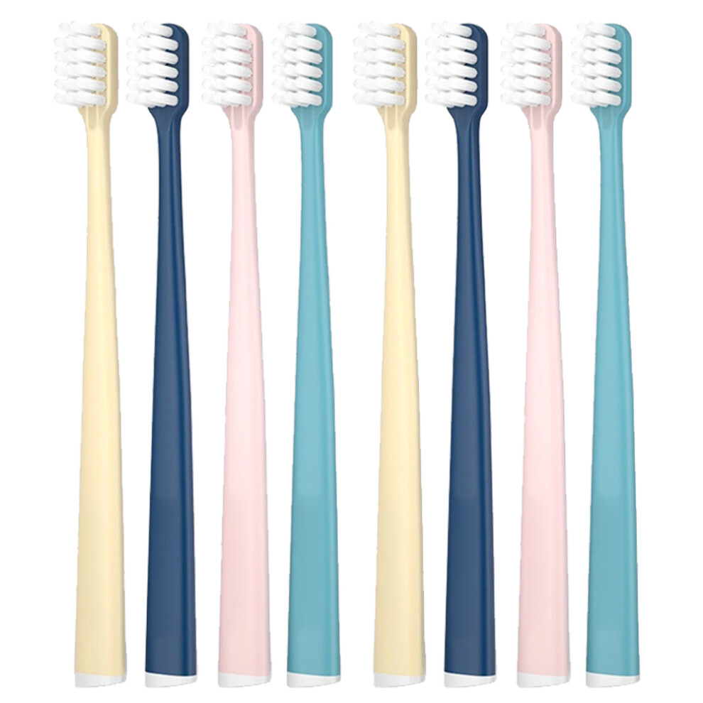 Soft Bristles Toothbrush, Ergonomic Manual Toothbrush for Sensitive Teeth, Eco Friendly Toothbrush with Comfortable Handle and High Density Bristles,