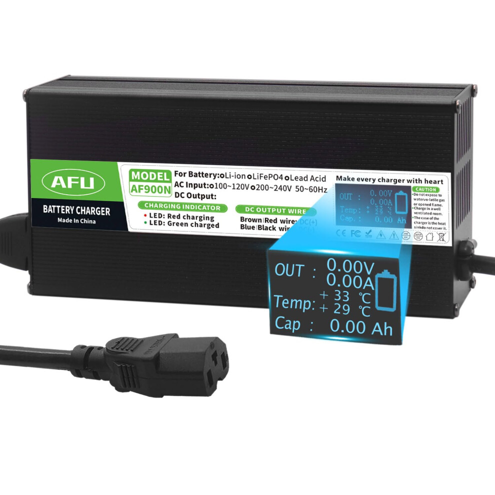72V 10A Lead Acid Battery Charger Fast Charging with LED Indicator and Cooling Fan-image-OPC-PNQZZH8-NEW