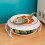 2PCS Foldable Microwave Plate Stacker with Handle, Dual Layer Heating Tray for Two Dishes 3
