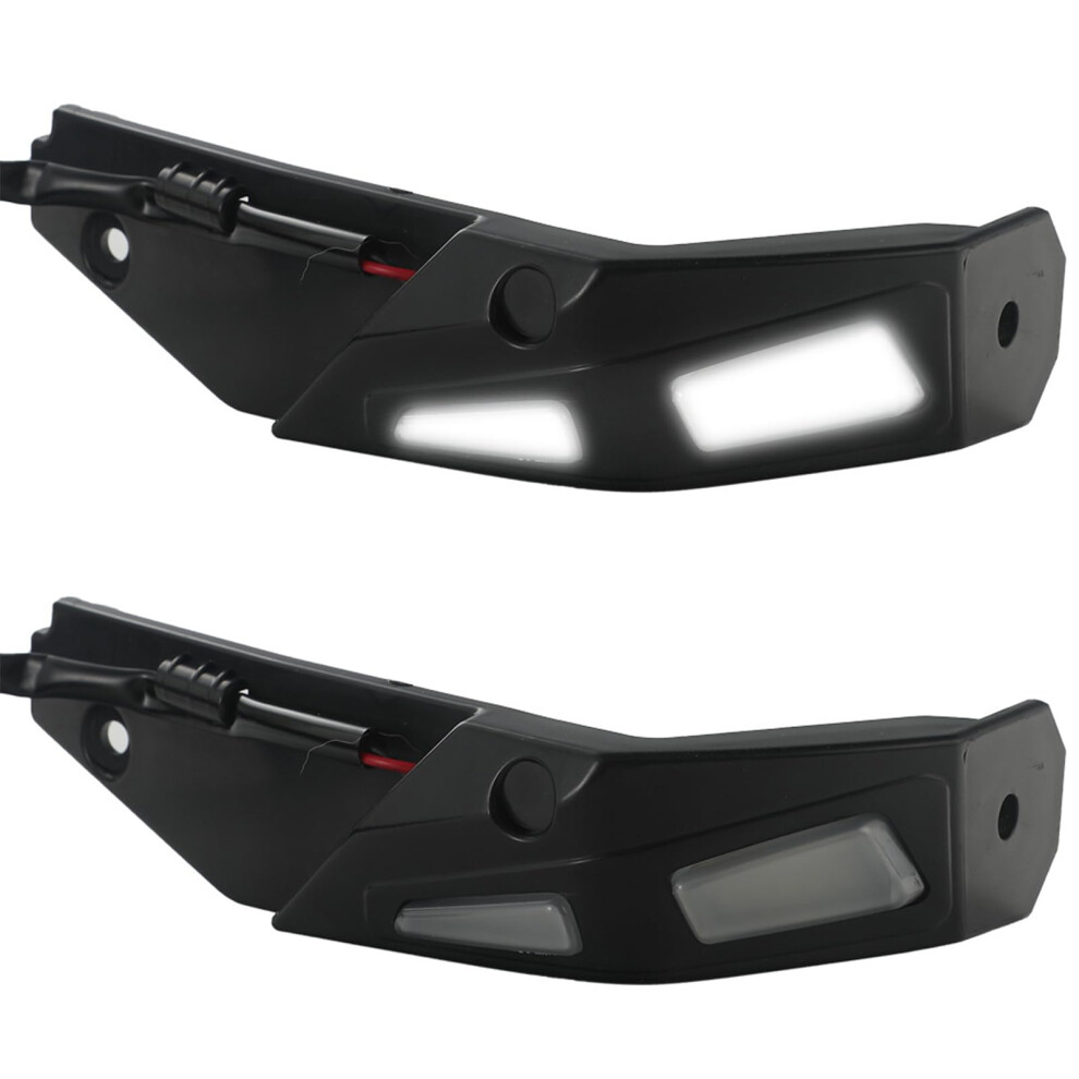 Motorcycle Handguards With Led Aluminum Wind Deflector For Canam Ryker 600 900 Rally Sport Light 9189345572371