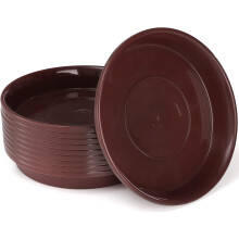 Hochleistungs-Pflanzenwasserauffangbehälter für drinnen und draußen, dicke Untersetzer für Topfpflanzen, 23 cm Durchmesser, modernes Design für