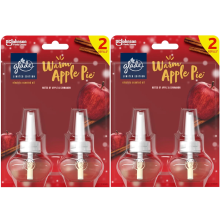 4 x Glade Electric Plug In Refill 20ml - Warm Apple Pie