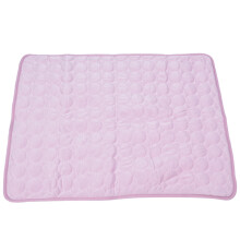 Retraite rafraîchissante pour animaux : Tapis rafraîchissant pour animaux de compagnie en soie glacée, lavable et réutilisable, avec un design en