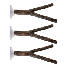 3pcs Comfortable Parrots Resting Perches Suction Cup-15CM