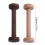 10Pcs Wood Thread Spools Thread Bobbins Embroidery Thread-brown 4