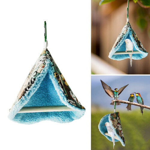Comfortable Bird Cage Softable Birdhouses Shelter Cave-L 1