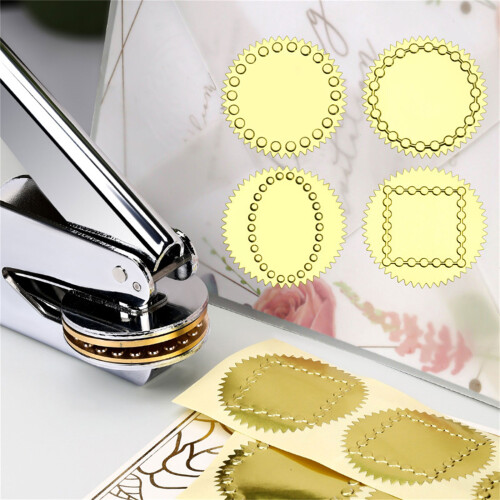 Embosser for Books Invitations Certificate-square tambourine 2