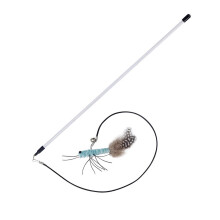 Interactively Cats Toy Pet Exercise Play Rod-big blue dragonfly