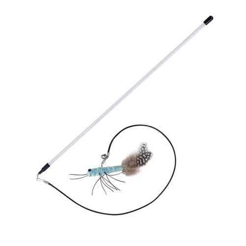 Interactively Cats Toy Pet Exercise Play Rod-big blue dragonfly