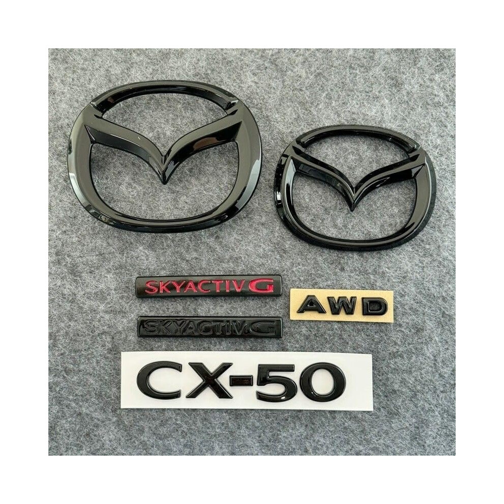 Emblem And Badge 3D Letters For Mazda Cx50 Hood And Trunk, Easy Adhesive, Weatherproof Design 9426802802269