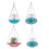 Elegant Solar Powered Bird Birdbaths Bowl for Tray for-Pink 2
