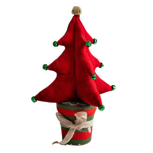 Convenient Artificial Christmas Tree Elegant Miniature-Red